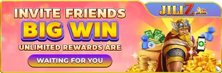 JILIZ games promotion banner displaying bonus offers for active casino users