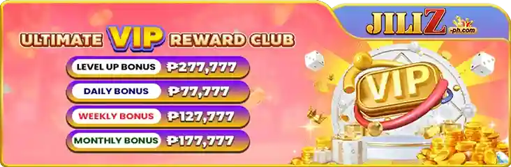 JILIZ special promotion offering welcome rewards for new players after register